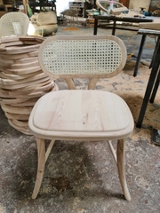 GHẾ VIENNA THONET TỰA MÂY - GAG38