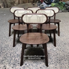 GHẾ ĂN GỖ ASH TỰA MÂY - GAG63