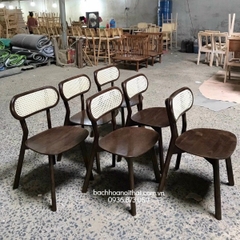 GHẾ ĂN GỖ ASH TỰA MÂY - GAG63