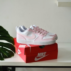 NIKE COURT BOROUGH GS LOW 2 WHITE/PINK FOAM (DV5456-105)