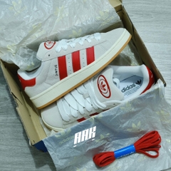 ADIDAS CAMPUS - WHITE SCARLET  ( GY0037)