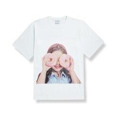 ADLV BABY FACE T-SHIRT WHITE DONUTS 3 - ADLV19SS SSWHBF DN3