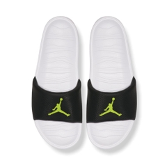 NIKE JORDAN BREAK SLIDE WHITE BLACK GREEN - AR6374 031