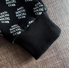 ASSC ALL OVER PRINT LOGO HOODIE BLACK