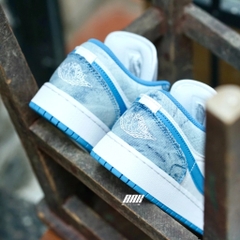 NIKE AIR JORDAN 1 LOW WASHED DENIM - DM8947 100