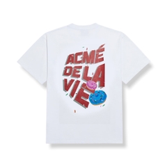 ADLV RED BIG LOGO DONUT T-SHIRT - ADLV21SS SSLGRD WHT