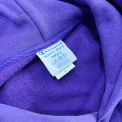 CHAMPION REVERSE WEAVE HOODIE LEFT CHEST C LOGO PURPLE