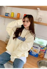 MUAHMUAH COMBI POINT SIGNATURE HOODIE CREAM