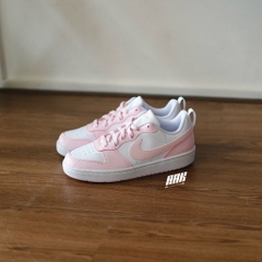 NIKE COURT BOROUGH GS LOW 2 WHITE/PINK FOAM (DV5456-105)