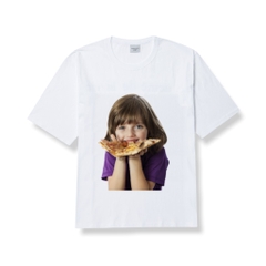 ADLV BABY FACE T-SHIRT WHITE PIZZA - ADLV19SS SSWHBF PZZ