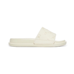 MLB Chunky Mound Dia Monogram Slides ALLWHITE-ALLBLACK