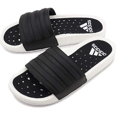 ADIDAS ADILETTE BOOST SLIDES EG1910 BLACK WHITE