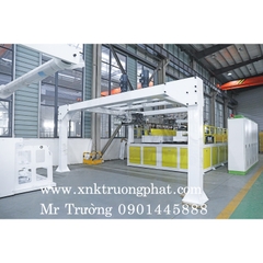 Máy  cán màng PET trục vít đôi 70 miễn sấy