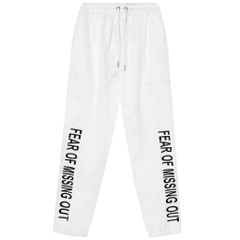 CHUTE TRACK PANTS/White