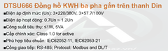 DDSU666 - Đồng Hồ kWH 1 Pha/3Pha