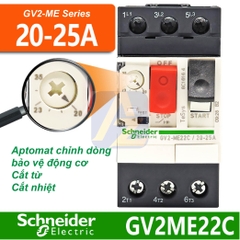 Aptomat bảo vệ động cơ Schneider GV2ME Series