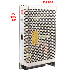 Nguồn 3 đầu ra Meanwell T-120A (5V 12V -5V)