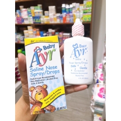 Xịt muối vô trùng Baby Ayr cho bé
