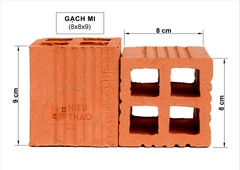 Gạch Mi Xây Dựng Lỗ Tròn | Vuông (7x9)