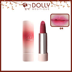 Son Thỏi Lì 3CE Cashmere Hug Lipstick 3.5g 04 Text Me - Hồng Cherry