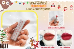 Son Thỏi Lì Romand Zero Matte Lipstick #20 Red Dive ( Đỏ Nâu Lạnh ) - 3g