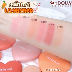 Phấn Má Hồng Lilybyred Luv Beam Cheek #03 Flush Orange ( Tông Cam ) - 4.7g
