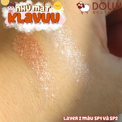 Nhũ mắt Klavuu Urban Pearlsation Sparkle Eyeshadow #SP1 Marigold Peach ( Cam Đào ) - 1.4g