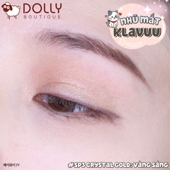 Nhũ mắt Klavuu Urban Pearlsation Sparkle Eyeshadow #SP3 Crystal Gold ( Tông Vàng) - 1.4g