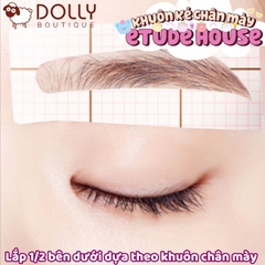 Khuôn Kẻ Chân Mày Etude House My Beauty Tool Personal Brow Band #1 Straight Brow (Dáng Khuôn Mày Ngang)