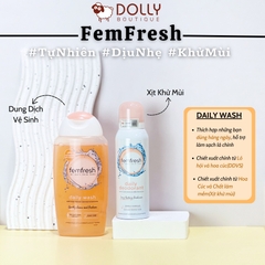 Dung Dịch Vệ Sinh Phụ Nữ Femfresh Daily Intimate 250ml (Màu Cam)