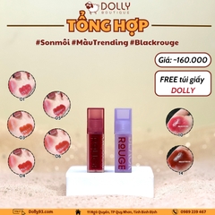 Son Kem Black Rouge Double Layer Over Velvet  DL02 Mute Layer Hồng Lạnh