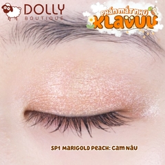 Nhũ mắt Klavuu Urban Pearlsation Sparkle Eyeshadow #SP1 Marigold Peach ( Cam Đào ) - 1.4g