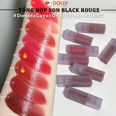 Son Kem Black Rouge Double Layer Over Velvet Ver2 #DL11 Dada Chili ( Màu Đỏ Tươi ) - 4.1g