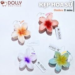 Kẹp Hoa Sứ Mùa Hè - Đỏ Hồng - Có Sẵn Tại Quy Nhơn