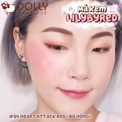Má Hồng Dạng Kem Lilybyred Luv Beam Cheek Balm #04 Heart Attack Red ( Đỏ Hồng ) - 3.5g