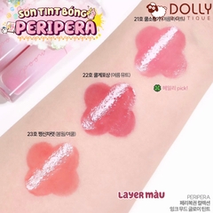 Son Tint Bóng Peripera Ink Mood Glowy Tint 23 Coral Chemistry