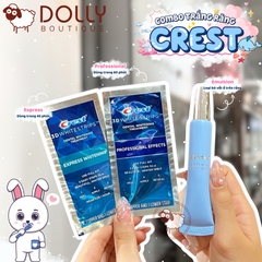 Miếng Dán Trắng Răng Crest 3D White Professional Effects Whitestrips Teeth Whitening Strips ( 1 miếng)