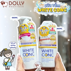 Sữa Tắm Dưỡng Trắng Da Hương Cam White Conc Body Shampoo - 360ml