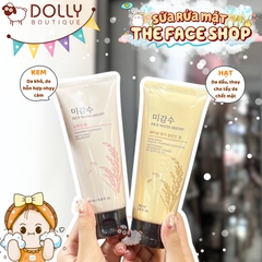 Sữa Rửa Mặt Gạo Làm Sáng Da Không Hạt The Face Shop Rice Water Bright Cleansing Foam 150ml