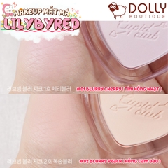 Phấn Má Hồng Lilybyred Luv Beam Blur Cheek Cupid Club #02 Blurry Peach ( Hồng Cam Đào ) - 4.3g