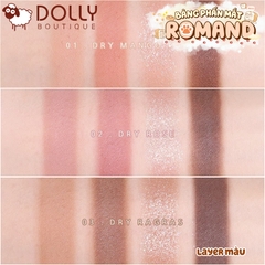 Bảng Phấn Mắt 4 ô Romand Better Than Eyes #02 Dry Rose 6,5g