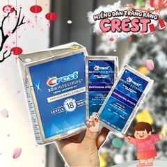 Miếng Dán Trắng Răng Crest 3D White Professional Effects Whitestrips Teeth Whitening Strips ( 1 miếng)