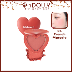 Phấn Má Hồng Lilybyred Luv Beam Cheek #05 French Marsala ( Đỏ Hồng ) - 4.7g