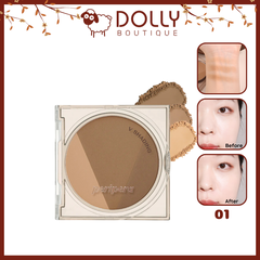 Phấn Tạo Khối Peripera Ink V-Shading 001 + Tặng Kèm Cọ 9.5g