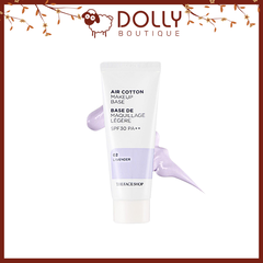 Kem Lót The Face Shop Air Cotton Makeup Base SPF30 02 Lavender