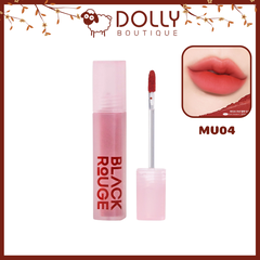 Son Kem Lì Black Rouge Muddish Cushion Velvet #MV04 Best Cinnamon ( Đỏ Chili Trầm ) - 4g