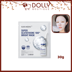 Mặt Nạ Miếng Trắng Da Sur.Medic Super Glutathione 100 Bright Mask 30g
