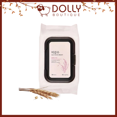 Khăn Giấy Tẩy Trang Làm Sáng Da The Face Shop Rice Water Bright Cleansing Facial Wipes- 50 Tờ NĐ