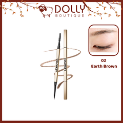 Chì Kẻ Mày Hai Đầu Colorkey The Rapid Eyebrow Pencil 02 Earth Brown