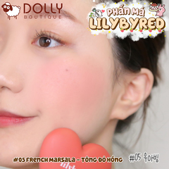 Phấn Má Hồng Lilybyred Luv Beam Cheek #05 French Marsala ( Đỏ Hồng ) - 4.7g